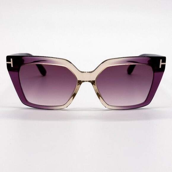 NEW TOM FORD TF1030 83Z BLACK/VIOLET FT1030/S 83Z WOMEN SUNGLASSES TOM FORD - Picture 1 of 10
